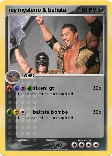 Pokemon rey mysterio & batista