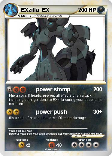 Pokemon EXzilla  EX