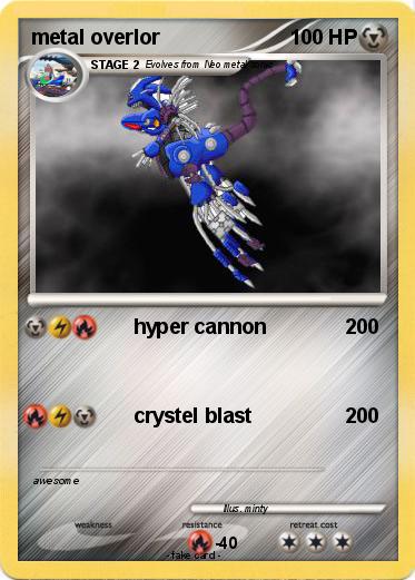 Pokemon metal overlor