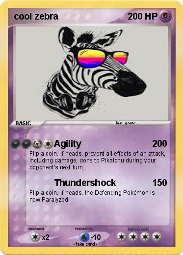 Pokemon cool zebra