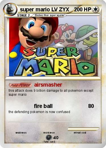 Pokemon super mario LV ZYX