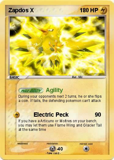 Pokemon Zapdos X
