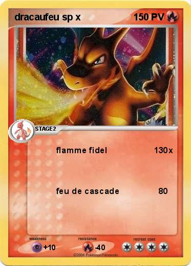 Pokemon dracaufeu sp x