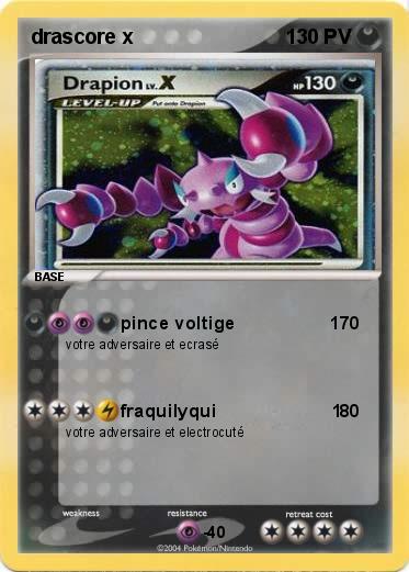 Pokemon drascore x