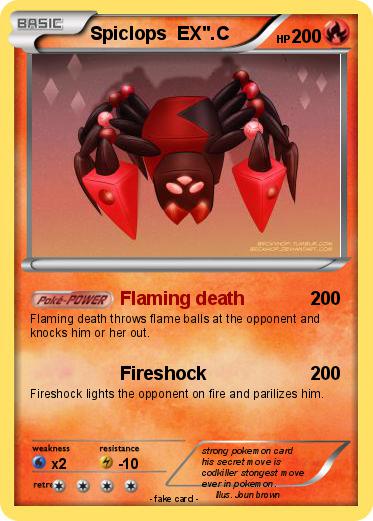 Pokemon Spiclops  EX".C