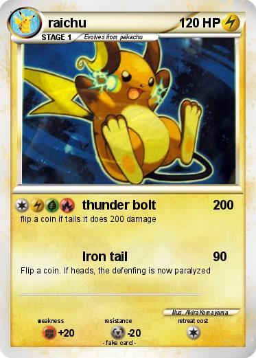 Pokemon raichu