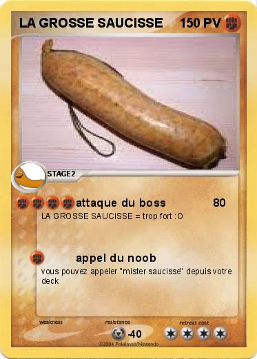 Pokemon LA GROSSE SAUCISSE