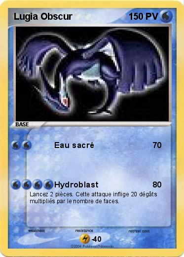 Pokemon Lugia Obscur