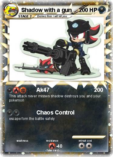 Pokemon Shadow with a gun