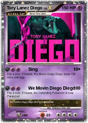 Pokemon Tory Lanez Diego