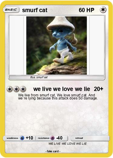 Pokemon smurf cat