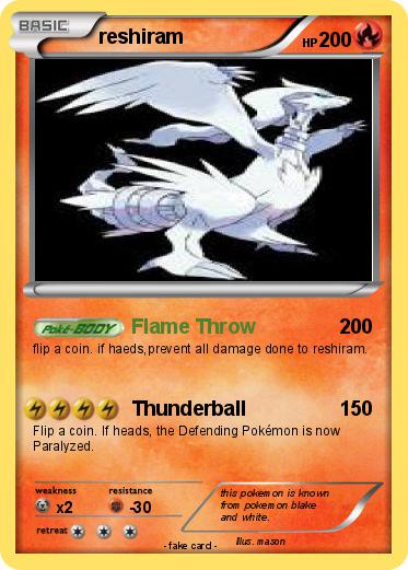 Pokemon reshiram