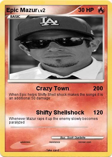 Pokémon Epic Mazur Crazy Town My Pokemon Card