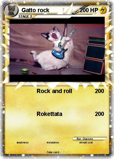 Pokemon Gatto rock