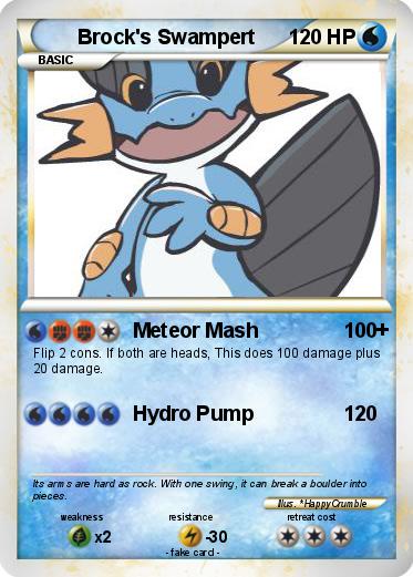Pokemon Brock's Swampert
