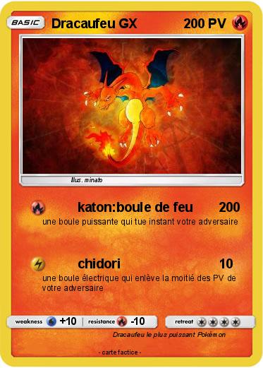 Pokemon Dracaufeu GX