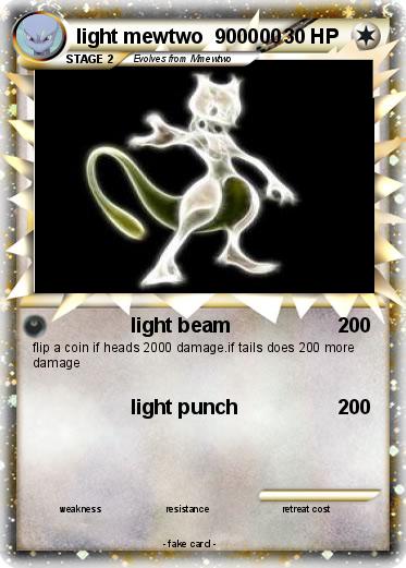 Pokemon light mewtwo  900000
