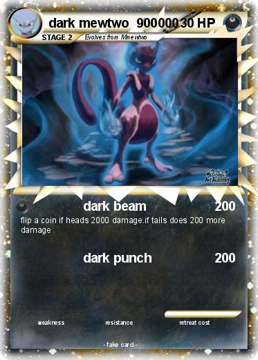 Pokemon dark mewtwo  900000