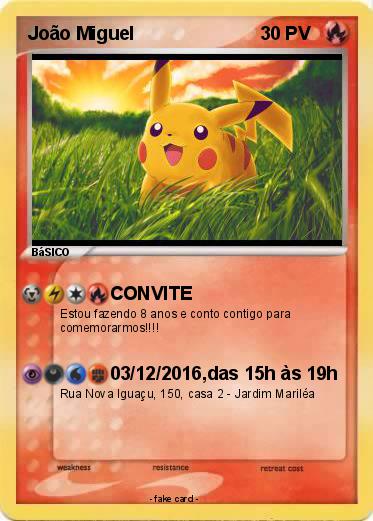 Pokemon João Miguel