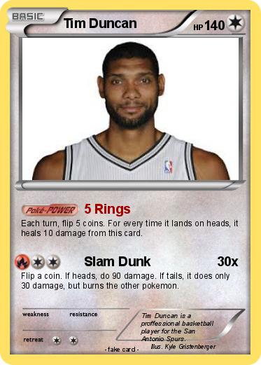 Pokemon Tim Duncan