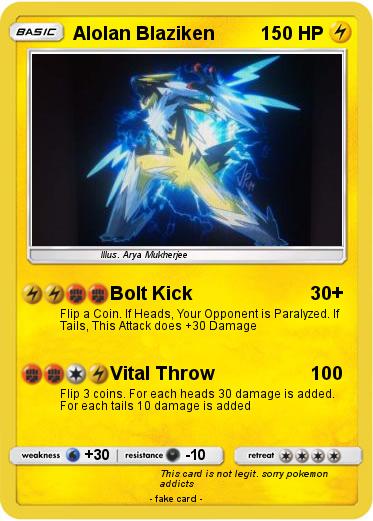 Pokemon Alolan Blaziken