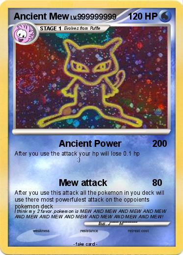 Pokemon Ancient Mew