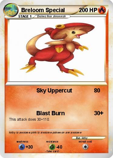 Pokemon Breloom Special