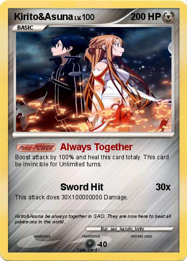 Pokemon Kirito&Asuna