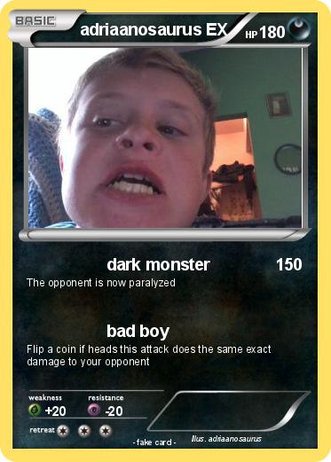 Pokemon adriaanosaurus EX