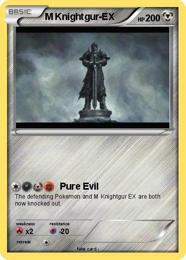 Pokemon M Knightgur-EX