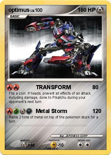 Pokemon optimus