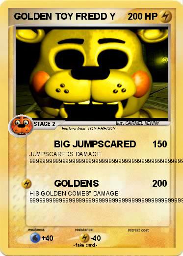 Pokemon GOLDEN TOY FREDD Y