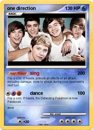 Pokemon one direction