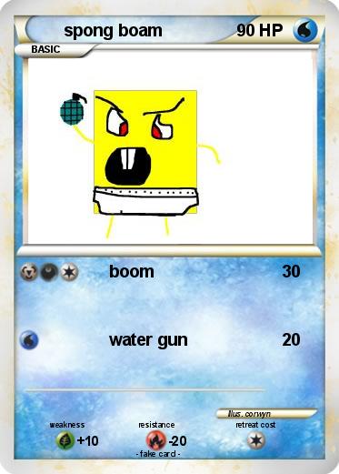 Pokemon spong boam