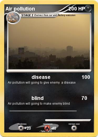 Pokemon Air pollution