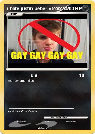 Pokemon i hate justin beber