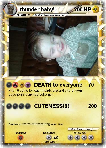 Pokemon thunder baby!!