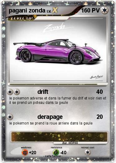 Pokemon pagani zonda