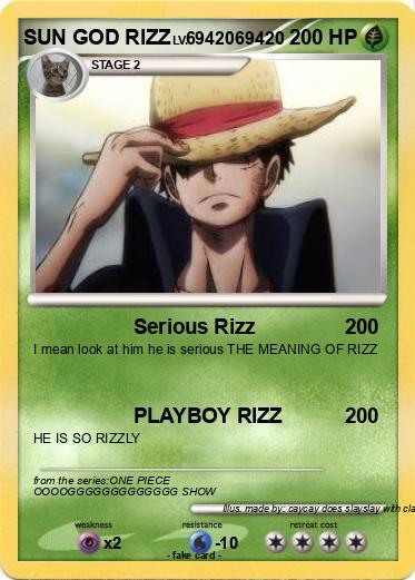 Pokemon SUN GOD RIZZ