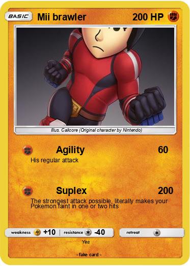 Pokemon Mii brawler