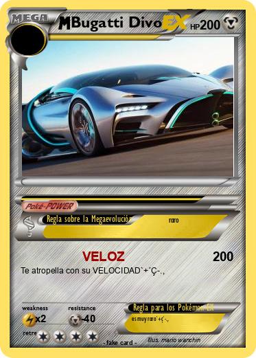 Pokemon Bugatti Divo