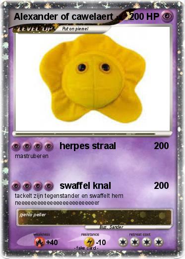 Pokemon Alexander of cawelaert