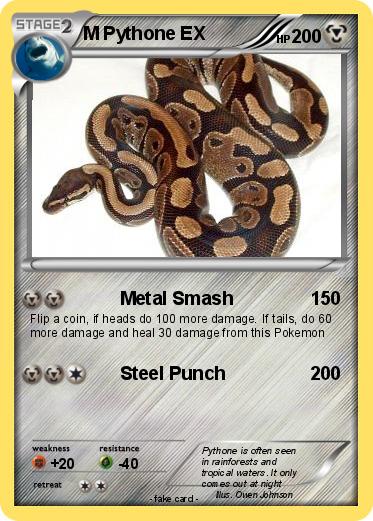Pokemon M Pythone EX