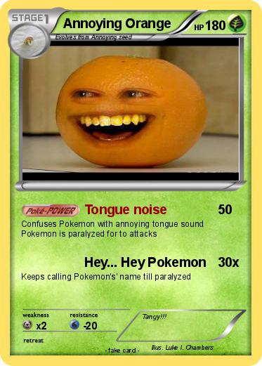 Pokemon Annoying Orange