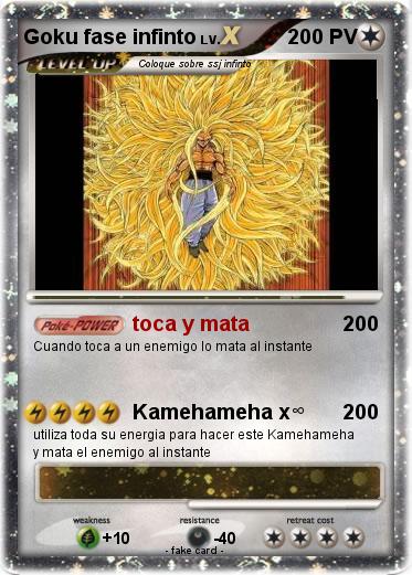 Pokemon Goku fase infinto