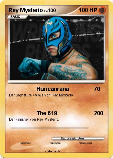 Pokémon Rey Mysterio 1226 1226 - Huricanrana - My Pokemon Card