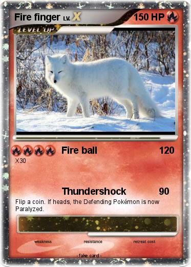 Pokemon Fire finger
