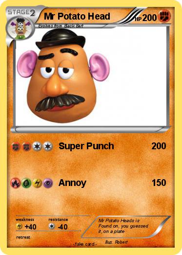 Pokemon Mr Potato Head