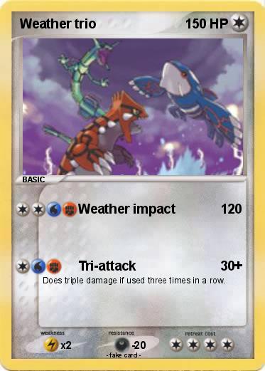 Pokemon Weather trio