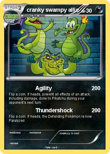 Pokemon cranky swampy allie